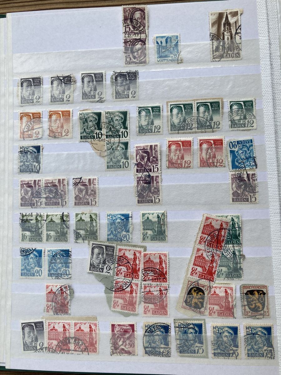 Alben: Deutsche Briefmarken, ca. 20 Seiten voll – Gebraucht aus St.Gallen von WrigleyCH 3