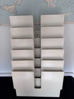 Prospektständer Wandmontage Kunststoff weiss gebraucht