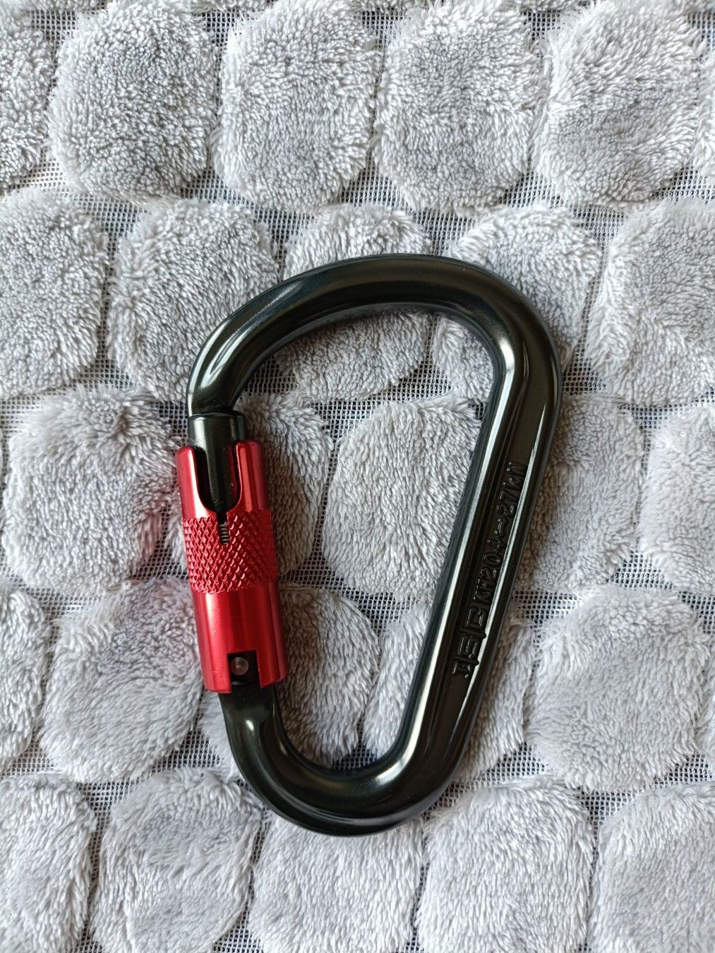 Attrezzatura da arrampicata: ISC Karabiner HMS Tri Lock, Alu – Nuovo (secondo la descrizione) da Zürich venduto da Xenox_ng 1