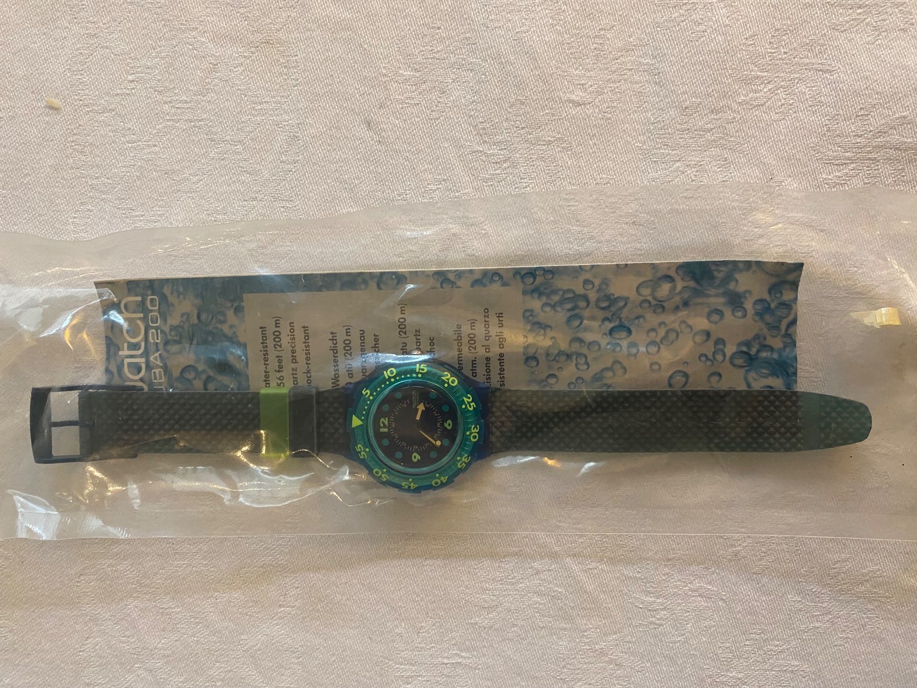 Swatch Orologi: Swatch Scooba 200 Blue Moon SDN 100, neu – Nuovo (secondo la descrizione) da Zürich venduto da Bemey5268
