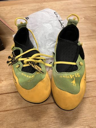 Neuwertige La Sportiva Kletterfinken Stickit 32/33