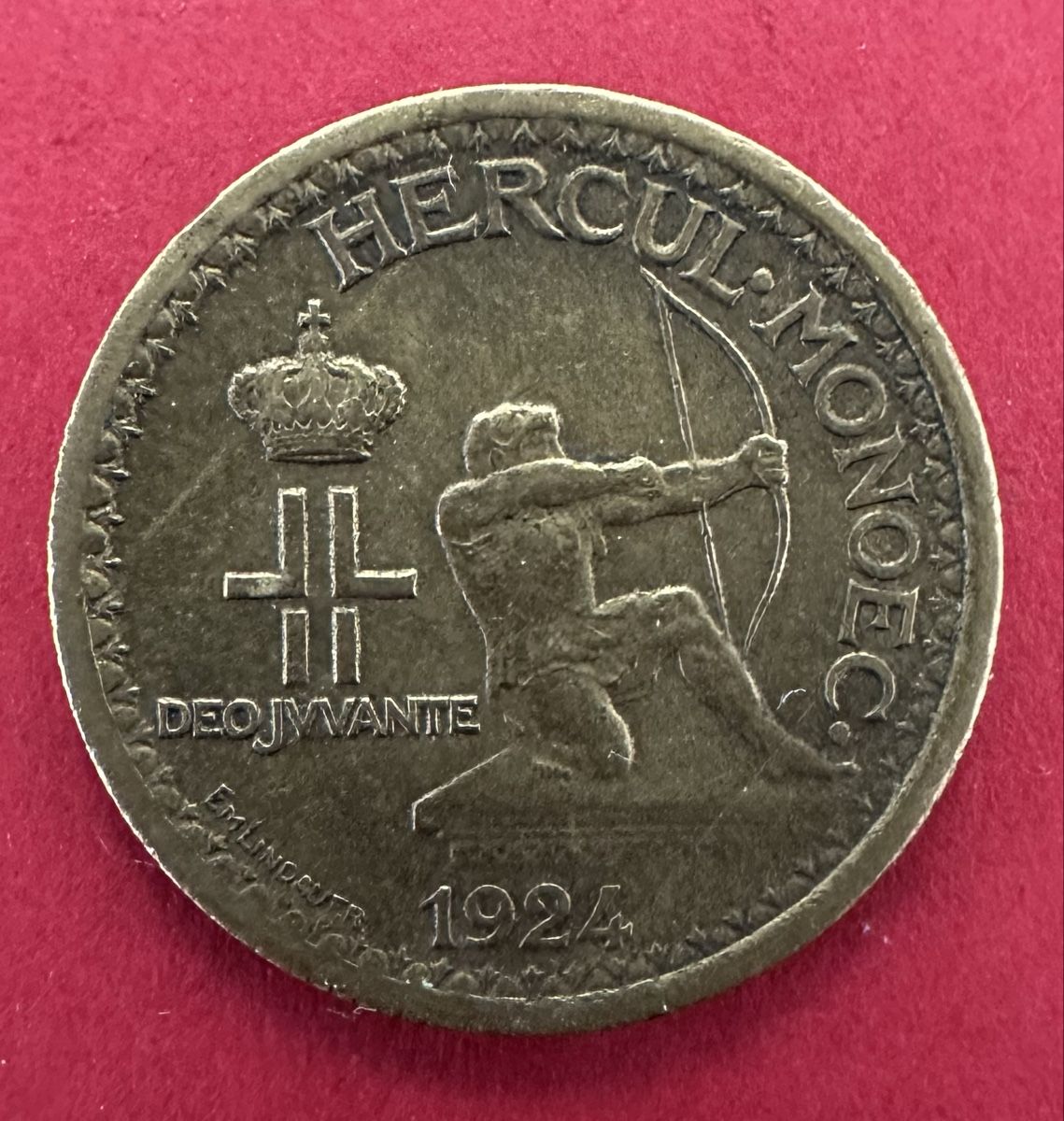 Tutti le monete: 50 CENT MONACO 1924 IN VZ ZUSTAND – Usato da Watt venduto da Coins13 1