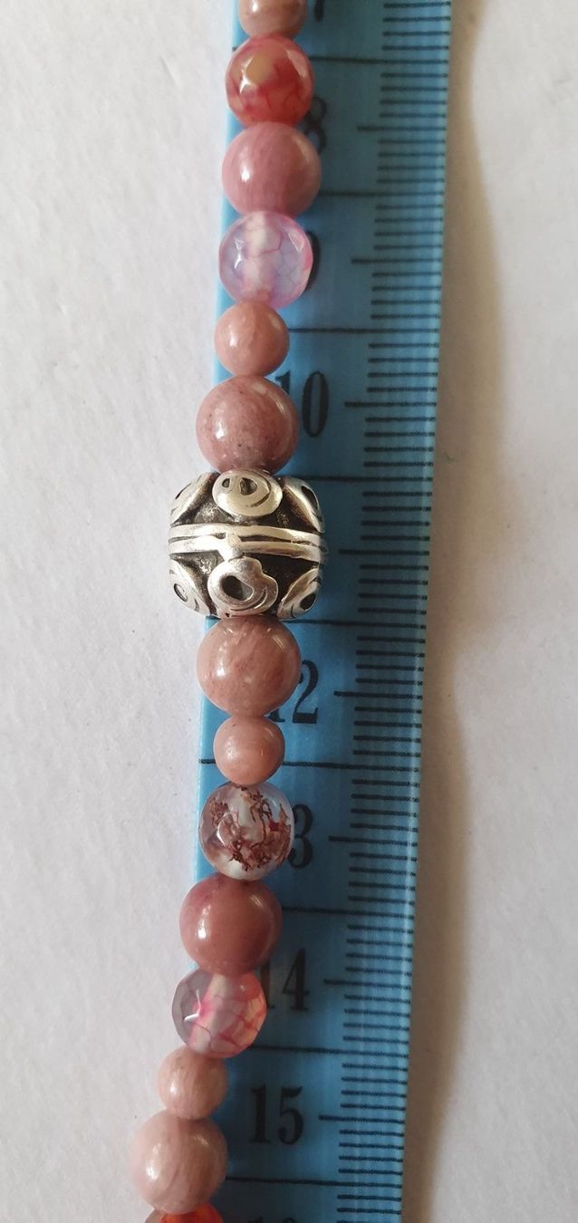 Catenine: Rhodonit mit Agate – Nuovo (secondo la descrizione) da Benglen venduto da Meercat3 8