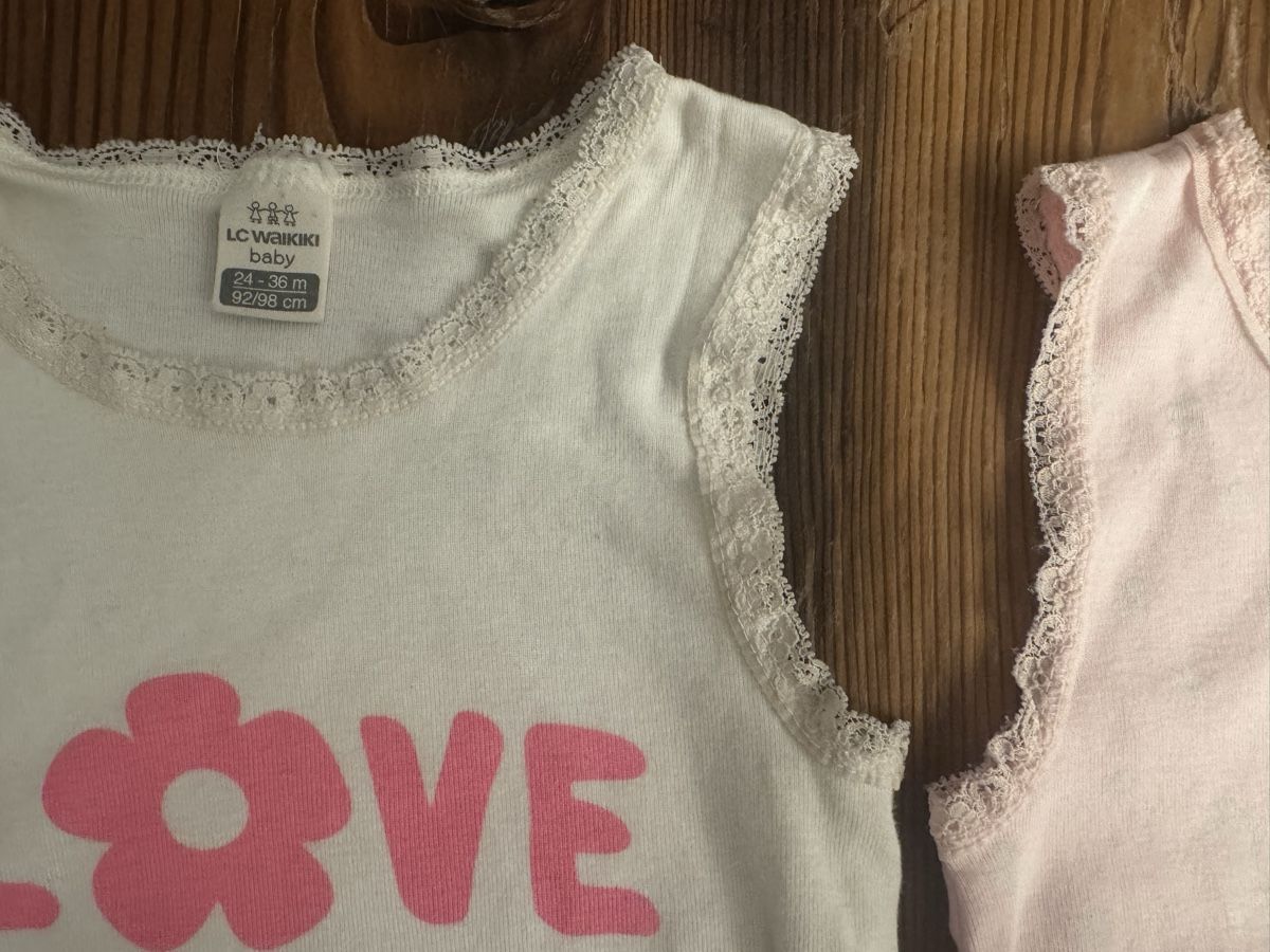 Unterwäsche: 2er Set Baby Sommer Bodys Gr. 92/98 – Gebraucht aus Rüschlikon von ebi10 2