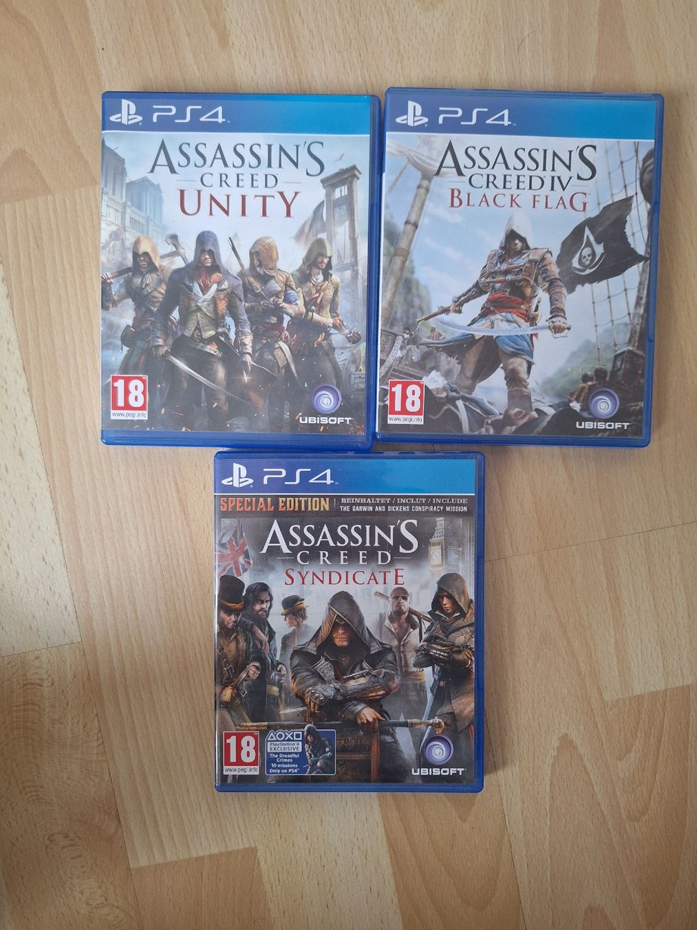 Giochi: Lot de 3 jeux PS4 Assassin's Creed – Usato da Gollion venduto da cor_mx6b