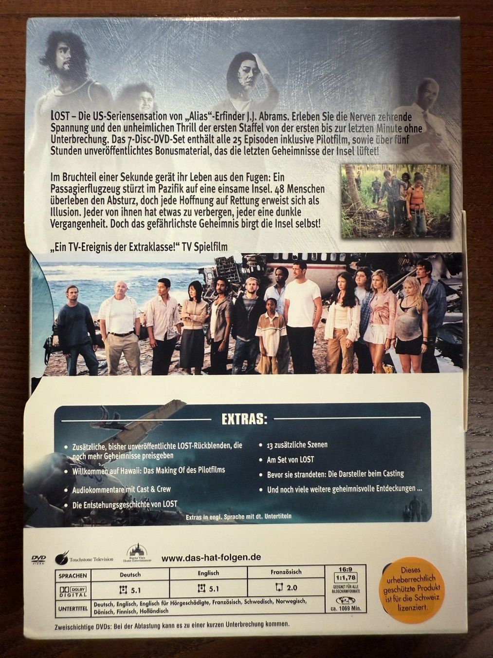 Tutti i DVDs: Lost - Season 1 – Usato da Zürich venduto da FilmFreunde 1