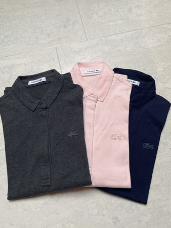 Lacoste Damen Poloshirts, Set mit 3 Stück, Grösse 38/40