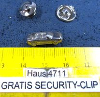 Audi 80 Cabriolet 3d silbrig pin MIT Security-clip