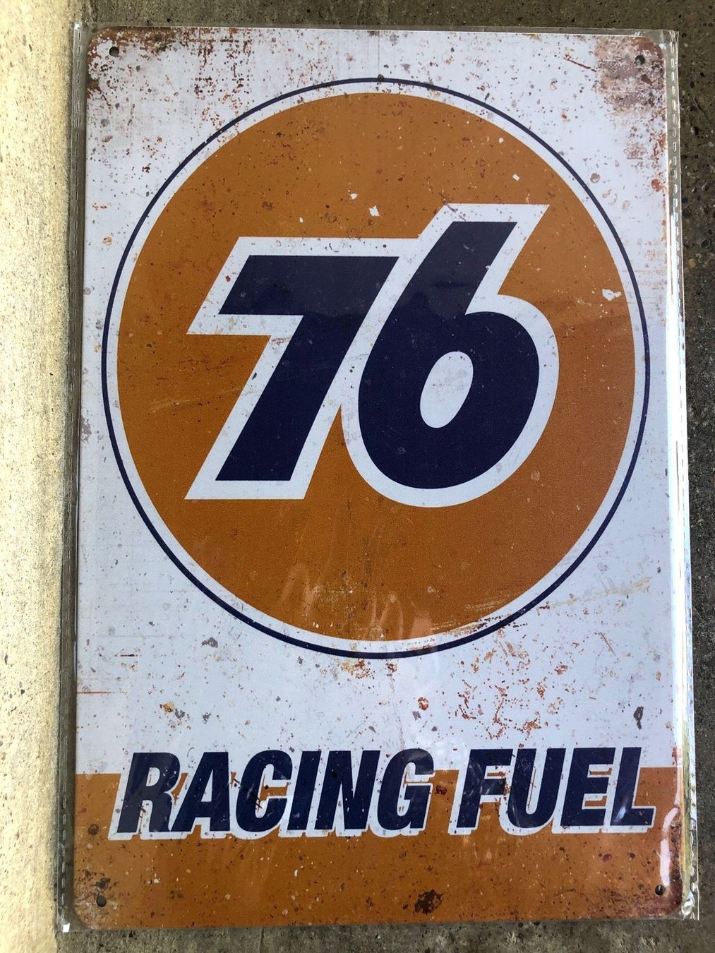 Insegne: 76 racing benzin classic werbung reklame – Nuovo (secondo la descrizione) da Reinach AG venduto da rares75
