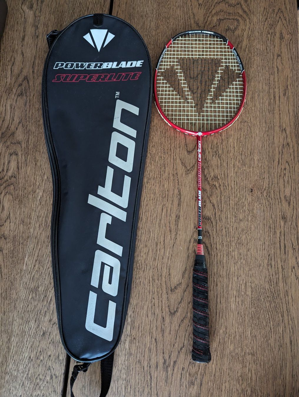 Schläger: Badminton Schläger Carlton Powerblade Superlite – Gebraucht aus Zurich von