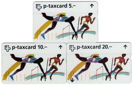 Weltklasse Zürich LCZ - Sponsoren Taxcard Serie der Telecom