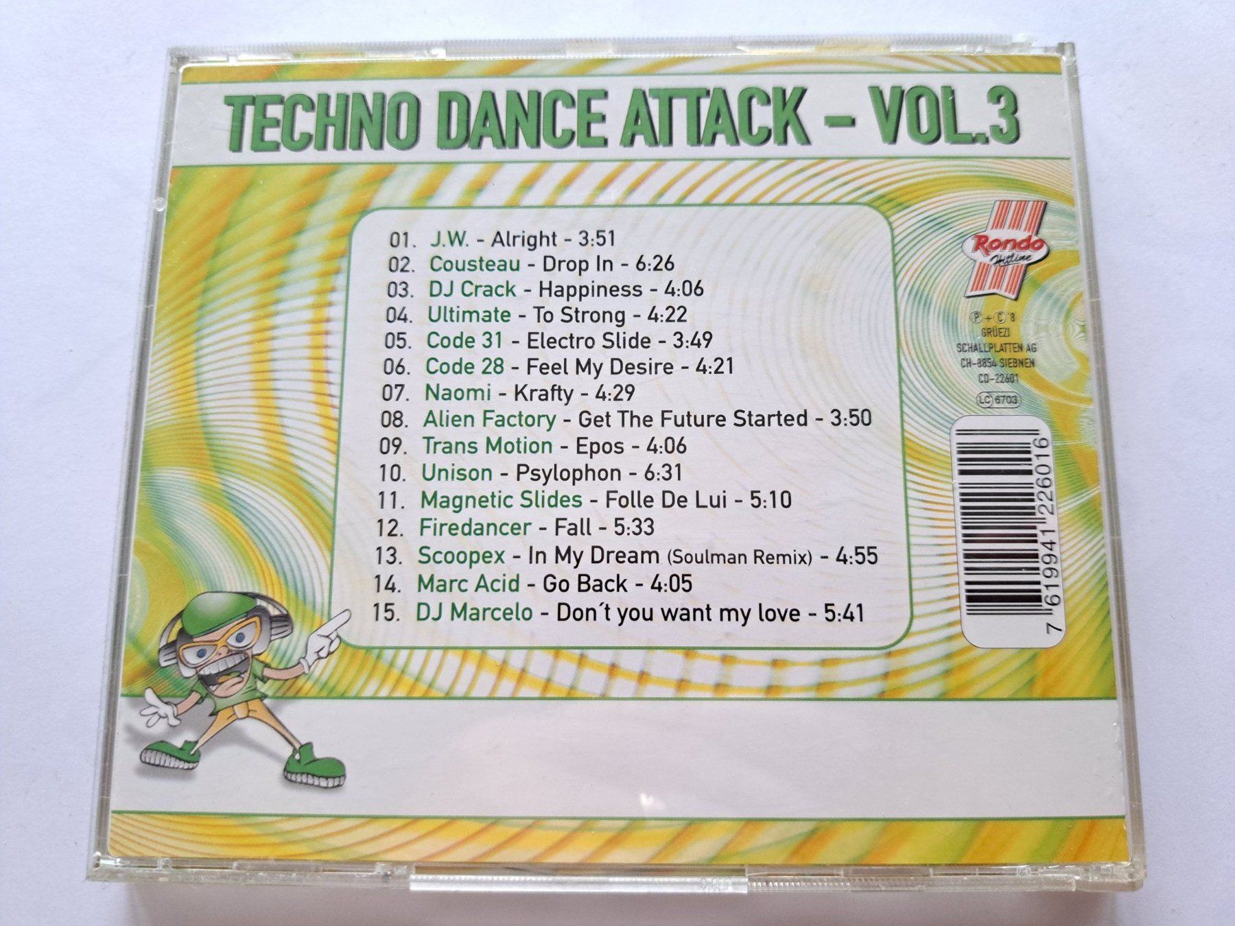CDs: Cd Techno Dance Attack 3 – Gebraucht aus Pully von bro_n52j 1