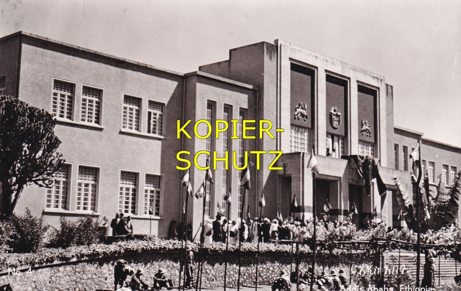 Cartoline postali: Addis Abeba - Parlamentsgebäude /mp – Usato da Hombrechtikon venduto da Rudolf07