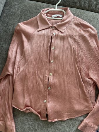 Elegante Bluse in Rosé von Mango, Grösse XS