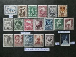 tolles Oesterreich-Lot ab 1947 ungestempelt