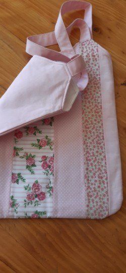 Borse: Patchwork‑Baumwolltasche in Rosa – Nuovo e nell'imballaggio originale da Doppleschwand venduto da waldhueter.handmade 2