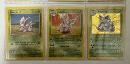 Pokémon Base Set 2, Nidoran Nidorino Nidoking Cards
