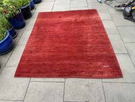 Rote Gabben Teppich Handgefertigt 200 x 155 cm, 