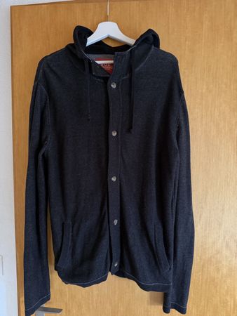 edc Herren Strickjacke mit Kapuze, Grösse L, Top Zustand!