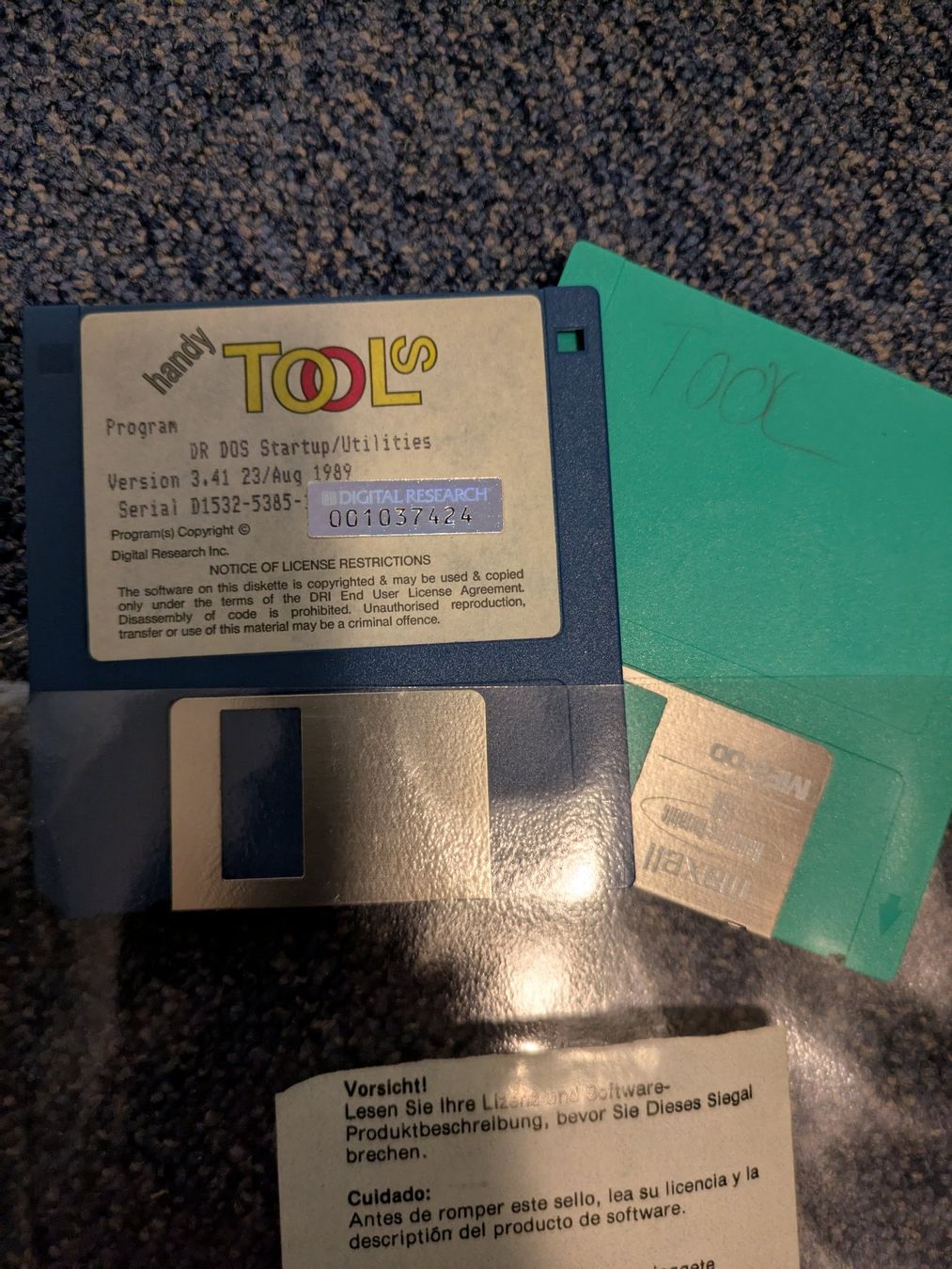 Software: Antike Software: Betriebssystem DR DOS – Usato da Widen venduto da Thomson4 1