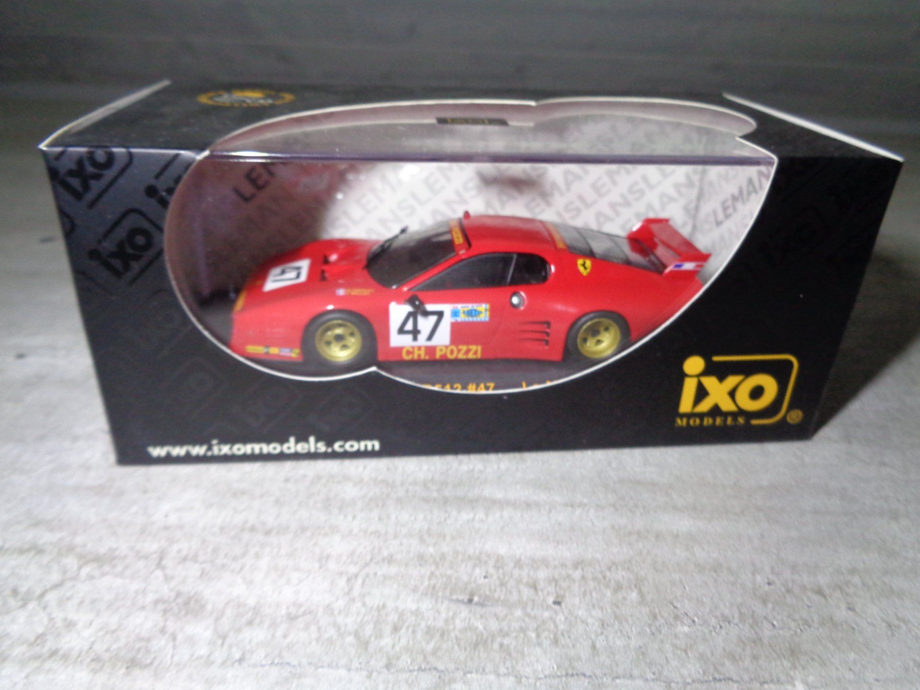 Ferrari Modellini d'auto: Ixo 1:43 Ferrari BB512 24 Heures du Mans 1981 – Nuovo e nell'imballaggio originale da Reconvilier venduto da rallycar 3