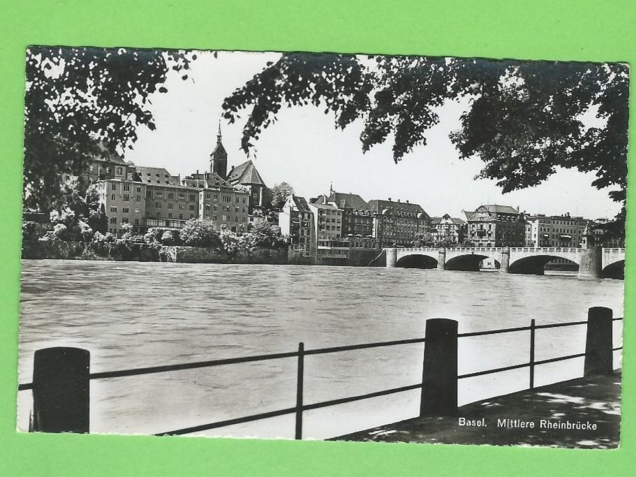 Ansichtskarten: Basel, Mittlere Rheinbrücke – Neu (gemäss Beschreibung) aus Zürich von t24_de