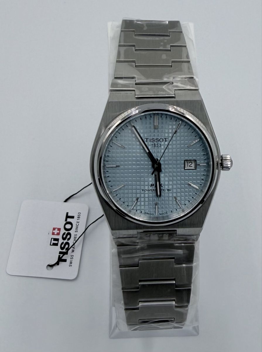 Tissot Orologi: Tissot PRX 80 Powermatic Ice Blue - New – Nuovo e nell'imballaggio originale da Versoix venduto da WatchesGeneva