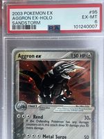 Pokémon Karte Aggron ex Sandstorm PSA6 2003 vintage