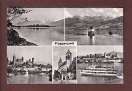 RAPPERSWIL - 5 Bilder - Schiff - 1959