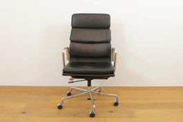 Vitra Eames EA 219 Soft Pad Leder schwarz