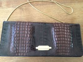 Leder Clutch /  Tasche