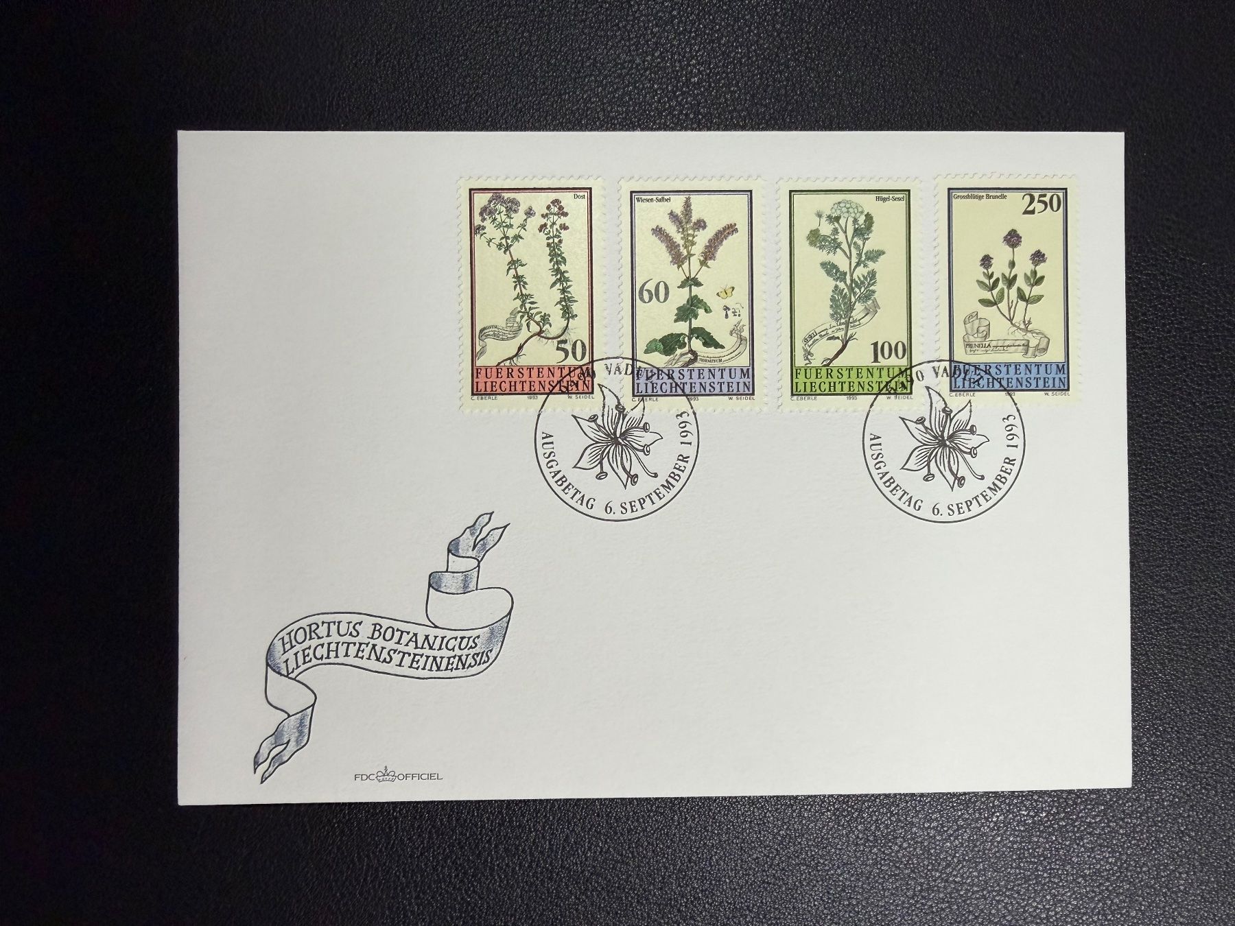 Alle Briefmarken: Liechtenstein FDC 1993 – Gebraucht aus oberrüti von jeanmei