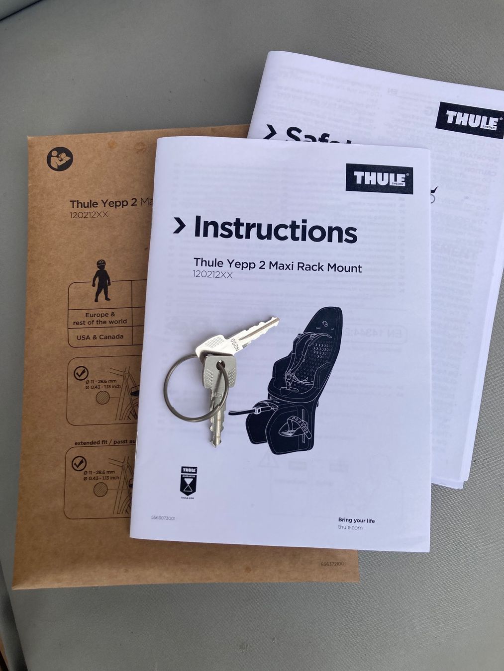 Auto-Kindersitze: Siège vélo Thule (universel) – Gebraucht aus Delémont von henneman 4