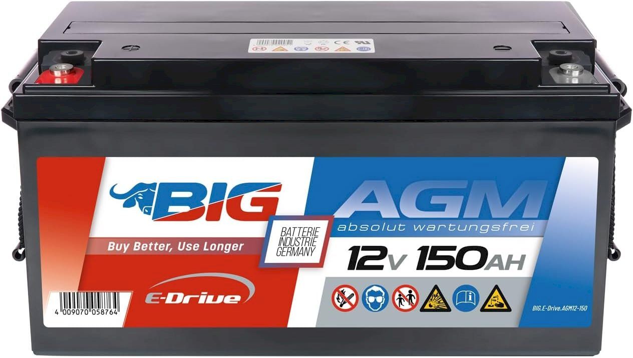 Batterien: BIG E-Drive AGM 12V 150Ah – Neu und originalverpackt aus Bottighofen von zaap