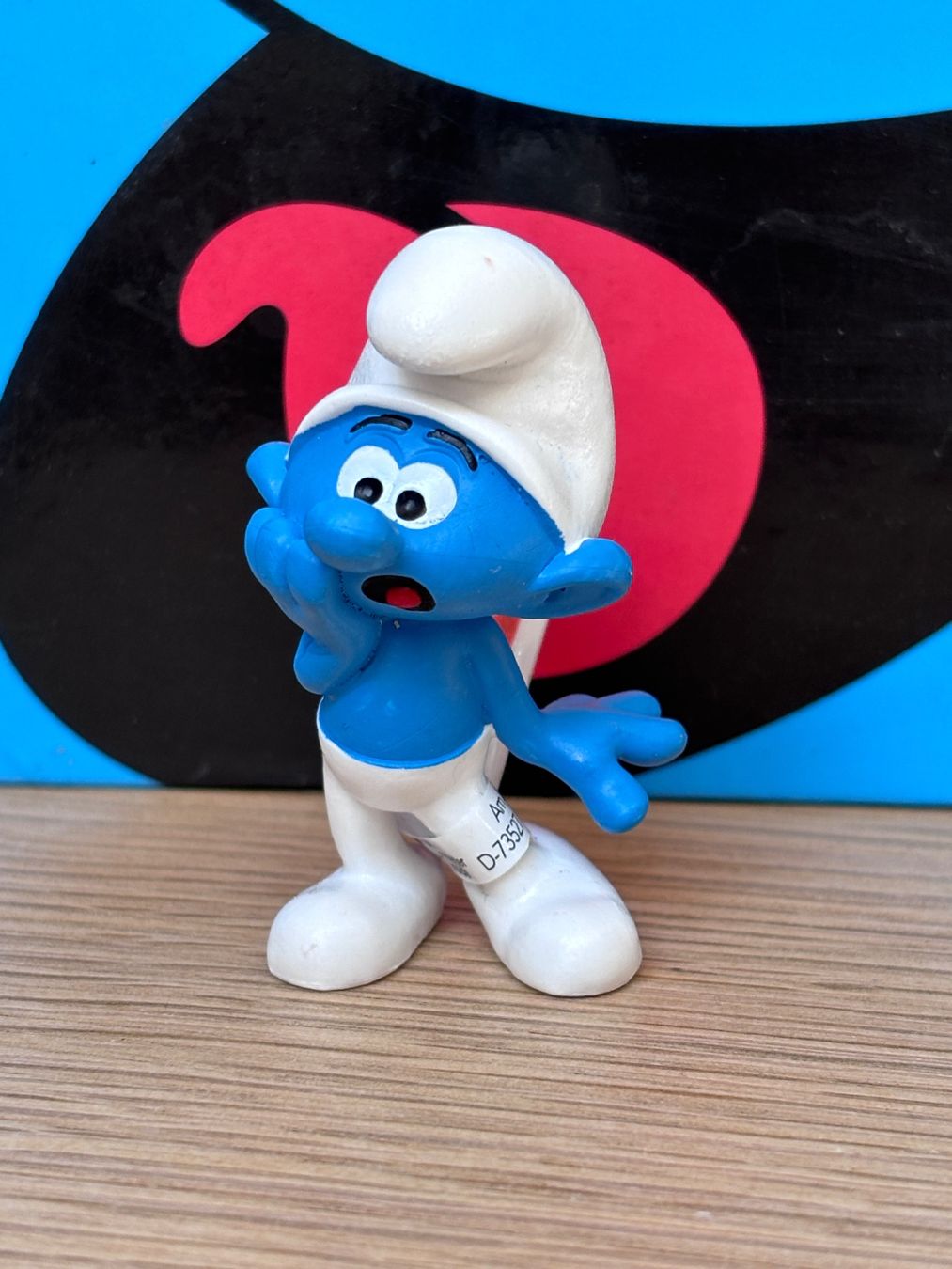 Schleich Figuren: Erschrockener Schlumpf – Gebraucht aus Lyss von Duckszone
