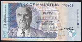 Mauritius 50 Rupees 2001