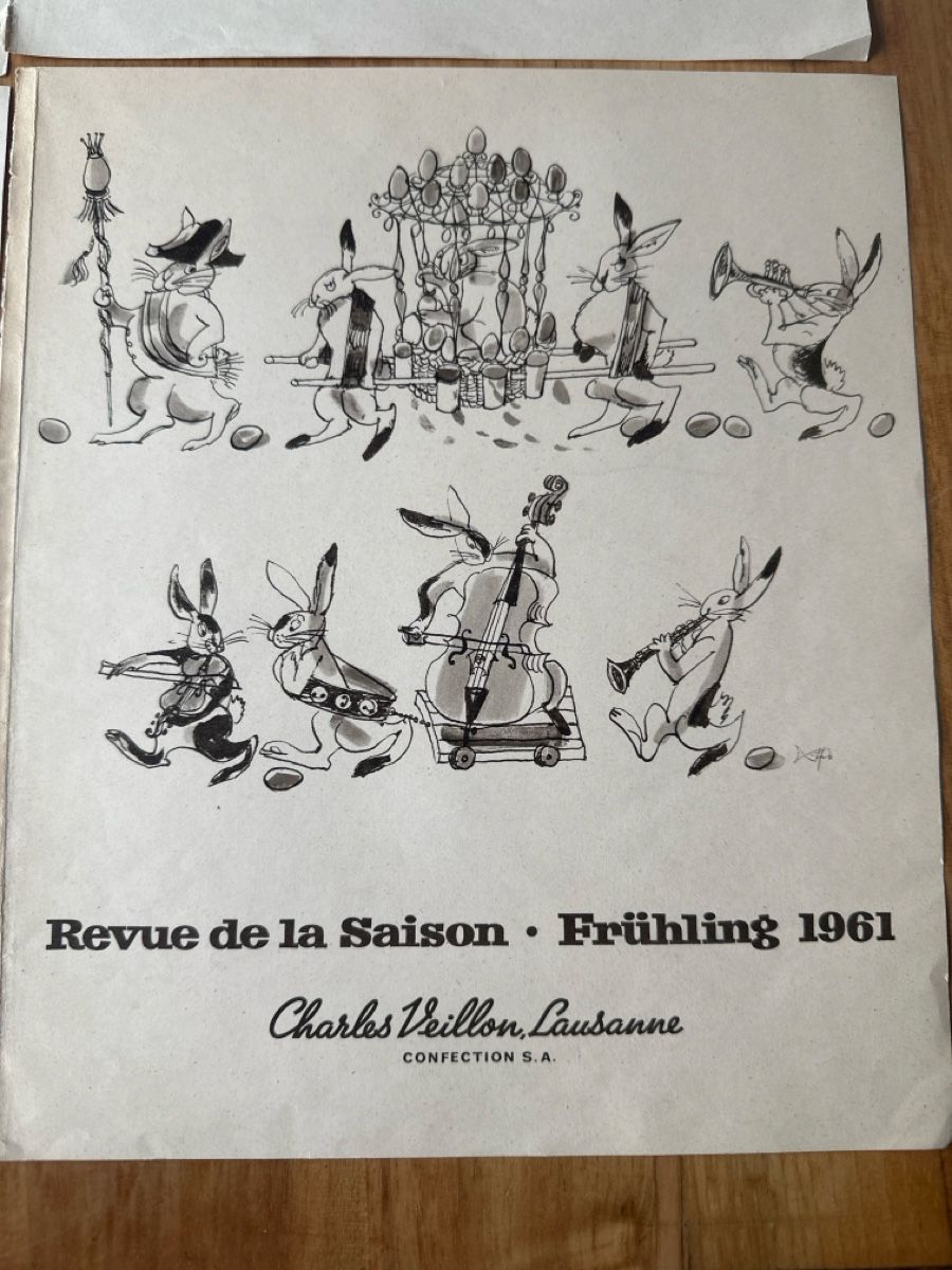 Riviste & Magazine: Umschlagblätter Veillon Katalog, 1959-62 – Usato da Frauenfeld venduto da aluma14 1