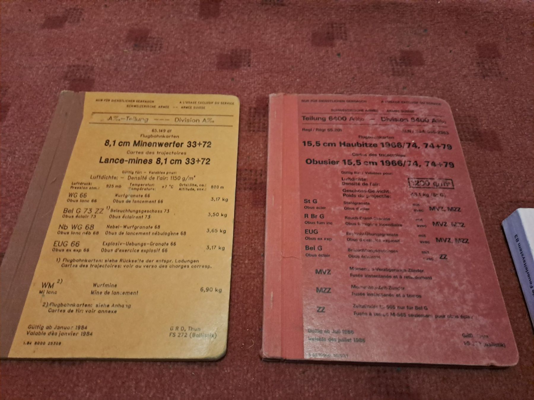 Libri: 5 Artillerie Reglemente – Usato da St.Gallen venduto da Infanteriewerk 2