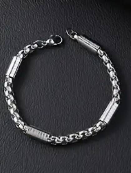 Bracciali & Braccialetti: Armband Edelstahl mit Einsätzen – Nuovo e nell'imballaggio originale da Würenlos venduto da sul_cm8q