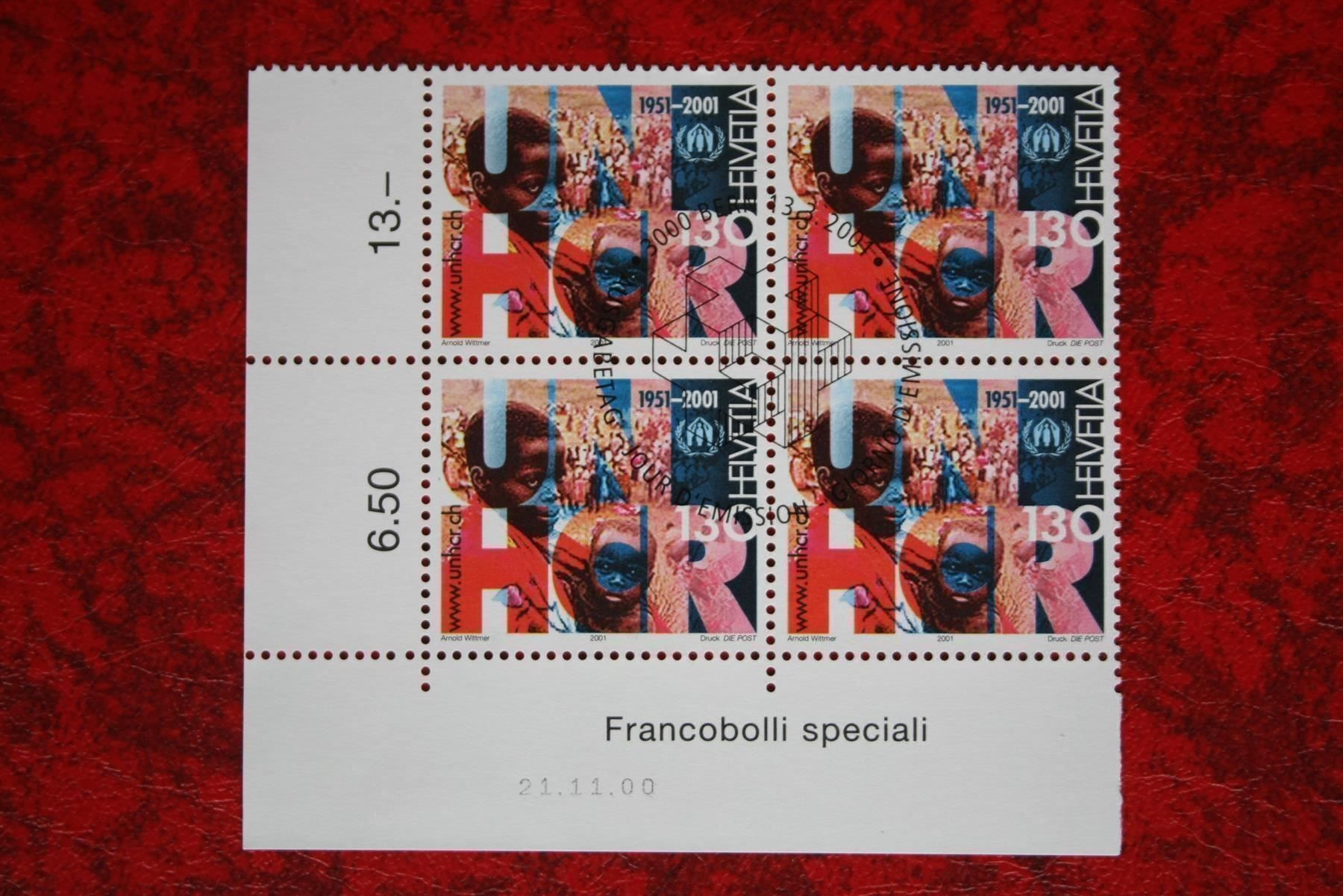 Tous les timbres: 2000: 1018 4er-Block ET. mit Gummi – Neuf (Voir description) à Deitingen par Lglobi