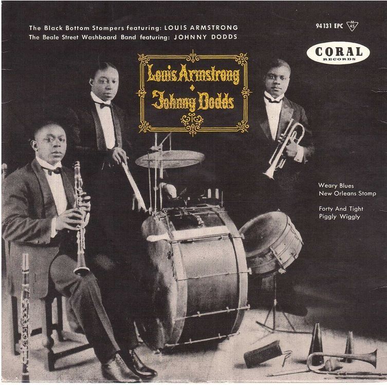 Dischi in vinile: Louis Amstrong Johnny Doods   Single7  EP – Usato da Rheinau venduto da thealbum