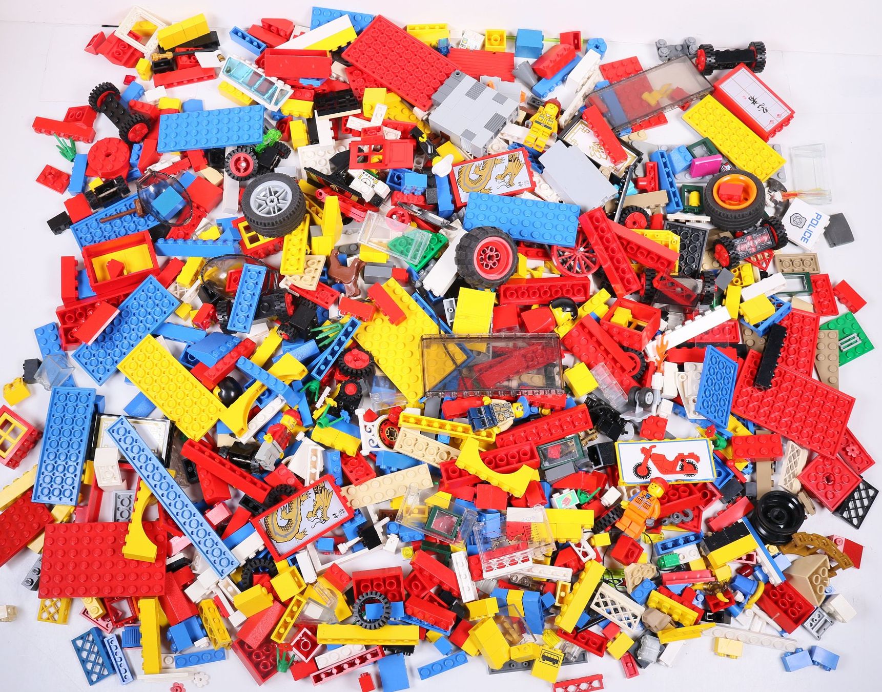 Lego Kit di costruzioni: 1.5 kg. Legoteile mit Minifiguren – Usato da Hettlingen venduto da Scholi99
