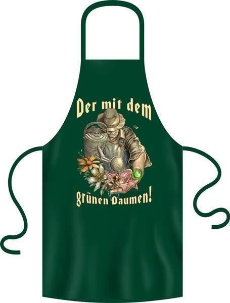 Grembiuli: Der mit dem grünen Daumen - Schürze – Nuovo (secondo la descrizione) da Ennetbürgen venduto da open24shop
