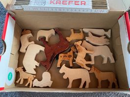 Tiere aus Holz