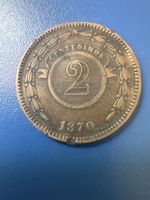 Pièce paraguayenne 2 centesimos 1870