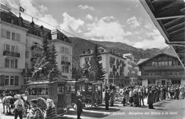 Zermatt reception des hôtels a la gare Fleiß