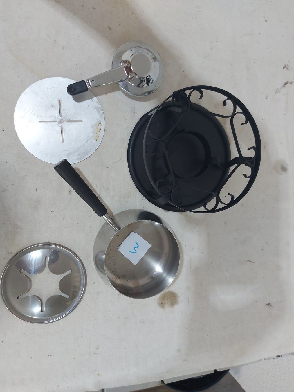 Elettrodomestici da cucina: Fondue Sets mit Caquelon und Rechaud (3) – Usato da Rheinau venduto da profitronic.shop 4