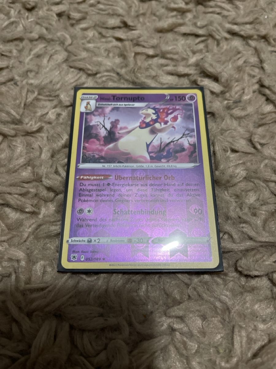 Pokémon Sammelbilder & Trading cards: Pokémon Karte Tornupto reverse holo – Neu (gemäss Beschreibung) aus Unterkulm von AnoliOccasion
