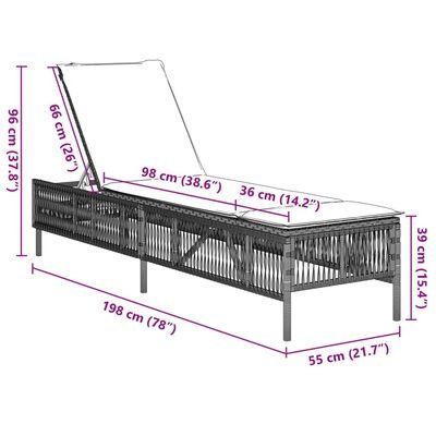 Vidaxl Sedie a sdraio: Rattan Sonnenliege – Usato da Dietwil venduto da ros_r65w 3