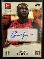 Topps Victor Boniface Auto 31/49 Bundesliga Bayer Leverkusen
